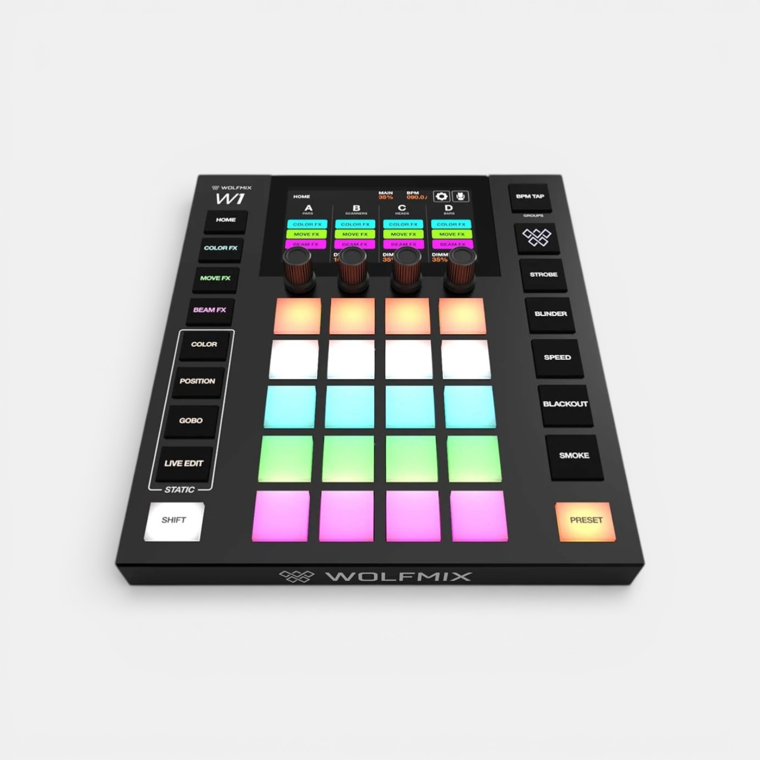 Wolfmix W1 MK3 Standalone DMX-lichtcontroller - Afbeelding 2